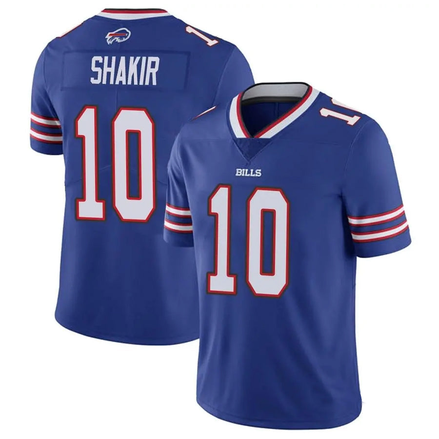 Custom #10 Royal BUF Football Shirt Top