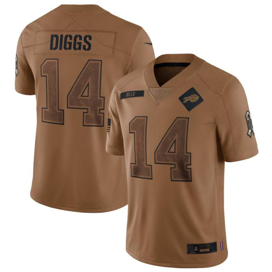 Custom #14 Brown 2023 BUF Football Shirt Top