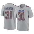 Custom #31 Gray BUF Football Shirt Top