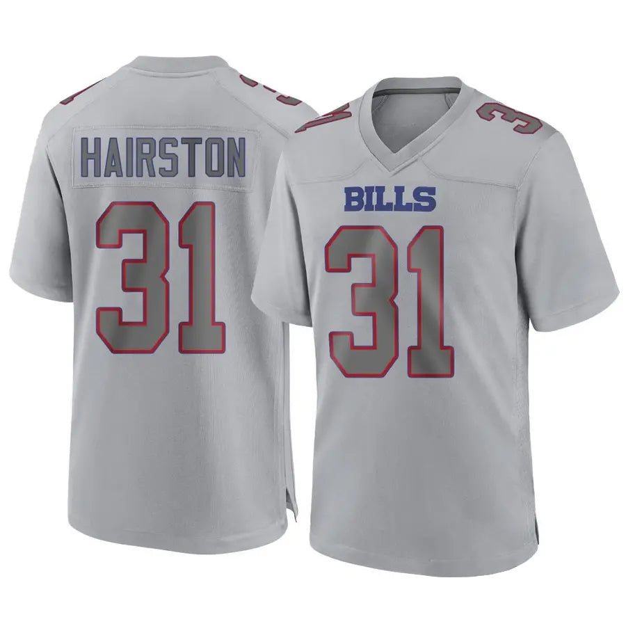 Custom #31 Gray BUF Football Shirt Top