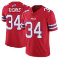 Custom #34 Red BUF Football Shirt Top