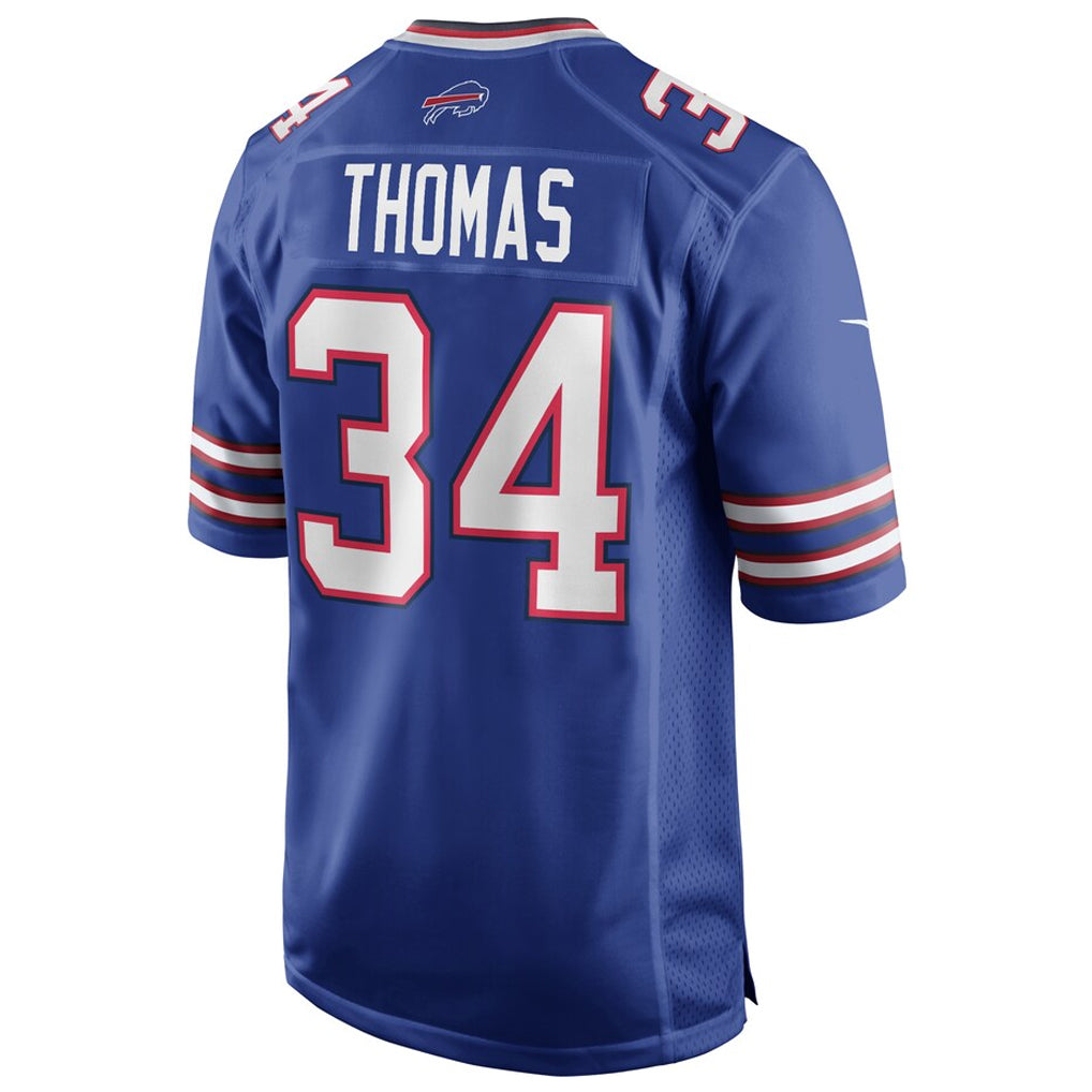 Custom #34 Royal BUF Football Shirt Top