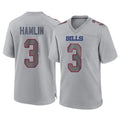 Custom #3 Gray BUF Football Shirt Top