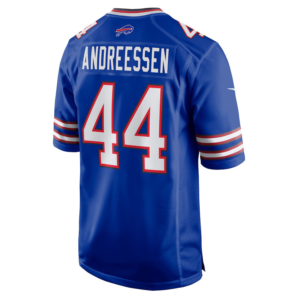 Custom #44 Royal BUF Football Shirt Top