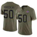 Custom #50 Olive BUF Football Shirt Top