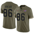Custom #86 Olive BUF Football Shirt Top