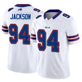 Custom #94 White BUF Football Shirt Top