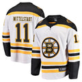 Custom #11 White BOS Football Shirt Top