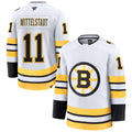 Custom #11 White BOS Football Shirt Top