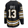 Custom #13 Black BOS Hockey Shirt Top