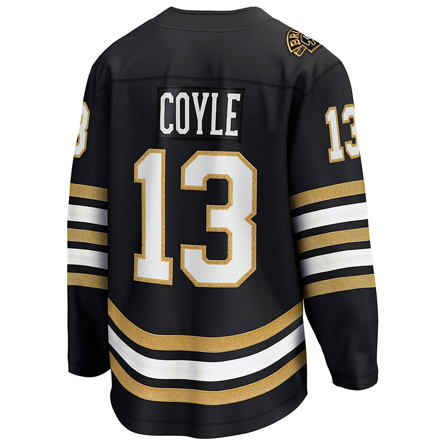 Custom #13 Black BOS Hockey Shirt Top