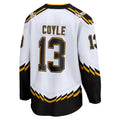 Custom #13 White BOS Hockey Shirt Top