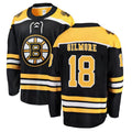 Custom #18 Black BOS Hockey Shirt Top