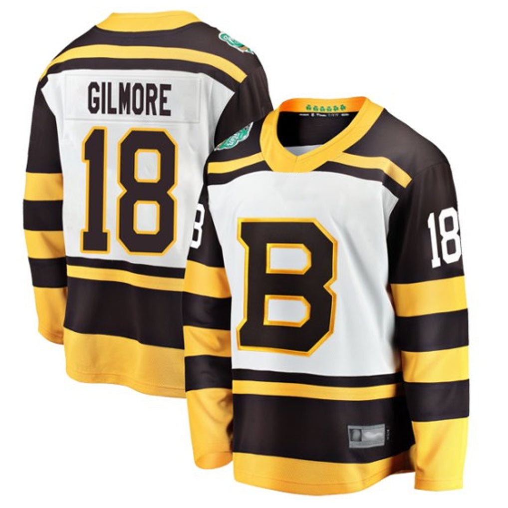 Custom #18 BOS Hockey Shirt Top