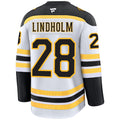 Custom #28 White BOS Hockey Shirt Top