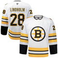 Custom #28 White BOS Hockey Shirt Top