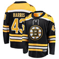Custom #43 Black BOS Hockey Shirt Top