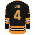 Custom #4 Black BOS Hockey Shirt Top