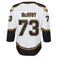 Custom #73 White BOS Hockey Shirt Top