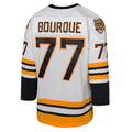 Custom #77 White BOS Hockey Shirt Top
