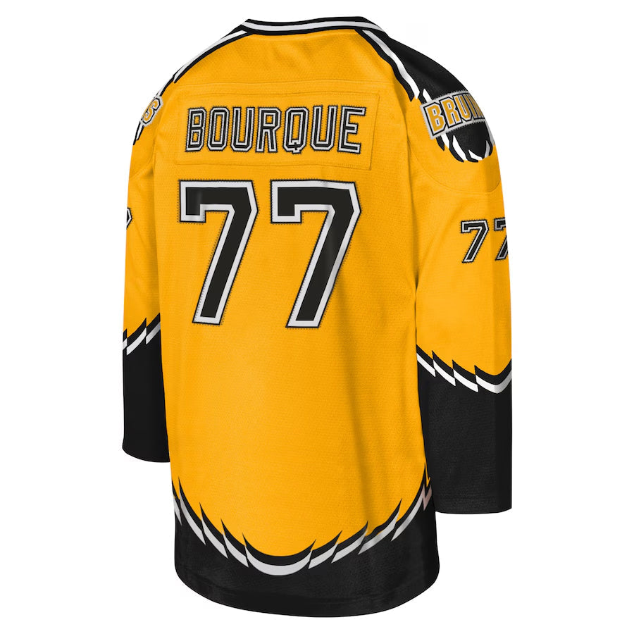 Custom #77 Blue 1996 BOS Hockey Shirt Top