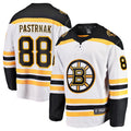 Custom #88 White BOS Hockey Shirt Top