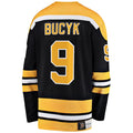 Custom #9 Black BOS Hockey Shirt Top