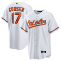 Custom #17 White BAL Baseball Shirt Top