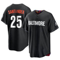 Custom #25 Black City Connect BAL Baseball Shirt Top