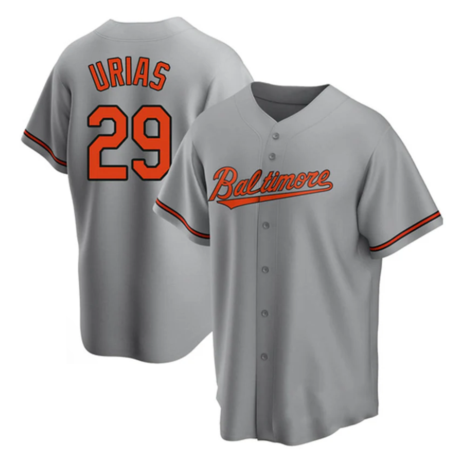Custom #29 Gray BAL Baseball Shirt Top