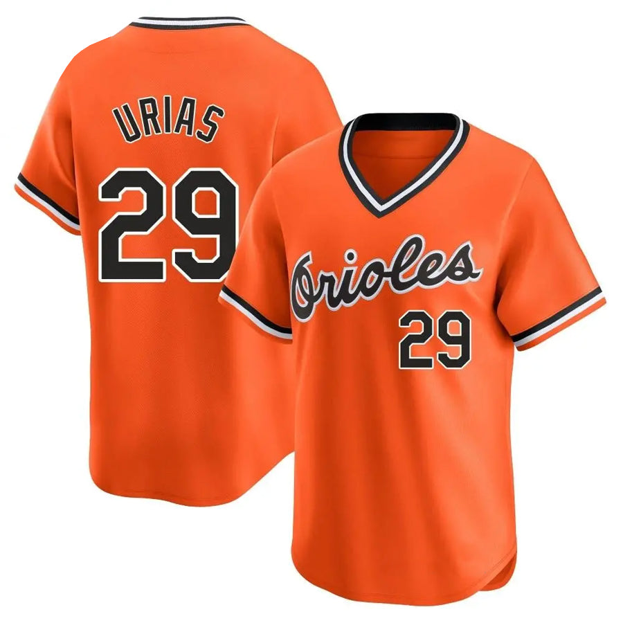 Custom #29 Orange BAL Baseball Shirt Top