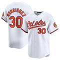 Custom #30 White BAL Baseball Shirt Top