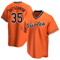 Custom #35 Orange BAL Baseball Shirt Top