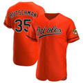Custom #35 Orange BAL Baseball Shirt Top