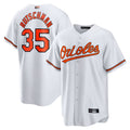 Custom #35 White BAL Baseball Shirt Top