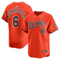 Custom #6 Orange BAL Baseball Shirt Top