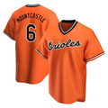 Custom #6 Orange BAL Baseball Shirt Top