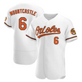 Custom #6 White BAL Baseball Shirt Top