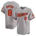 Custom #8 Gray BAL Baseball Shirt Top
