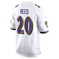 Custom #20 White BAL Football Shirt Top