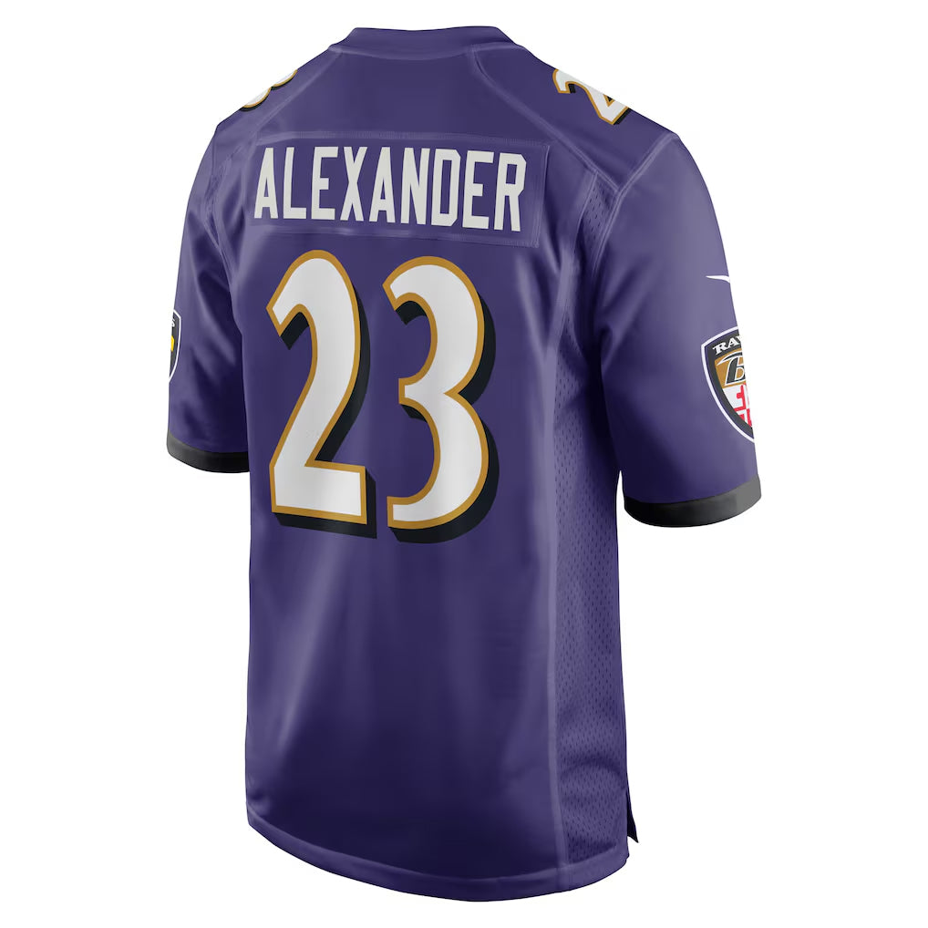 Custom #23 Purple BAL Football Shirt Top