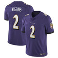 Custom #2 Purple BAL Football Shirt Top