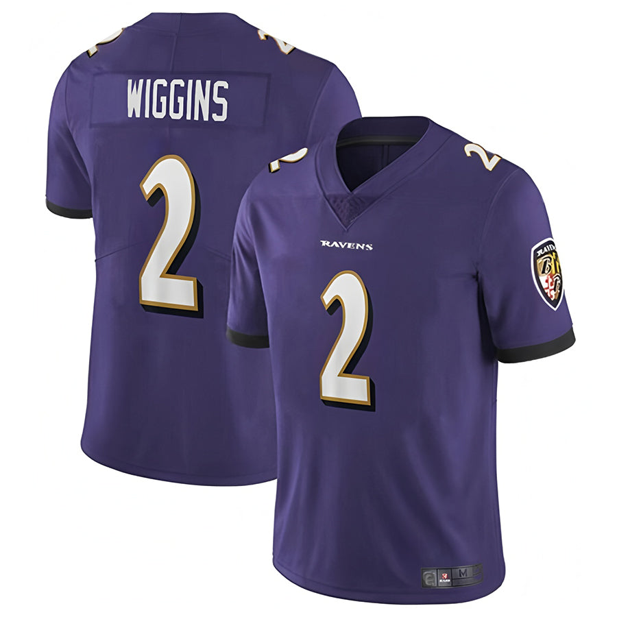 Custom #2 Purple BAL Football Shirt Top