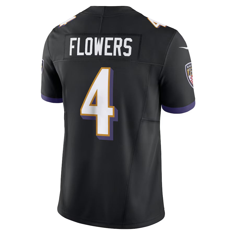 Custom #4 Black BAL Football Shirt Top