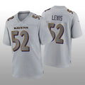 Custom #52 Gray BAL Football Shirt Top