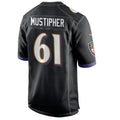 Custom #61 Black BAL Football Shirt Top