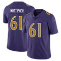 Custom #61 Purple BAL Football Shirt Top