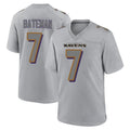 Custom #7 Gray BAL Football Shirt Top