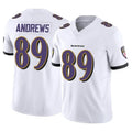 Custom #89 White BAL Football Shirt Top