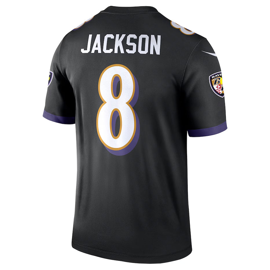 Custom #8 Black BAL Football Shirt Top